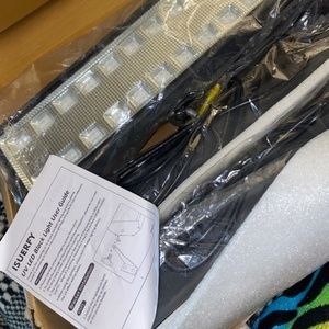 2 Very bright big LED black lights